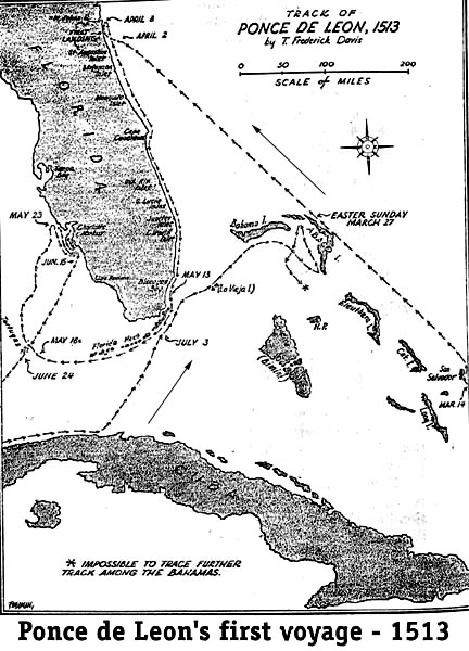 ponce de leon map